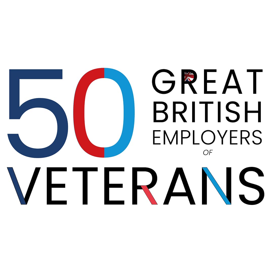 50 GREAT British Employers of Veterans logo3